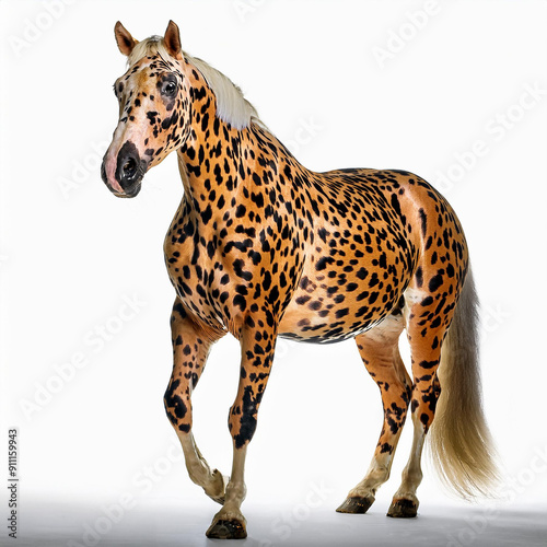 cheval, rayés , apparence, fauve, tigre, zorse, tacheté, hybride, panthère, atypique, jolie, rare, , animal, isolé, mammifère, blanc, noir, jardin zoologique, safari, rayes, faune, sauvage, vecteur, 