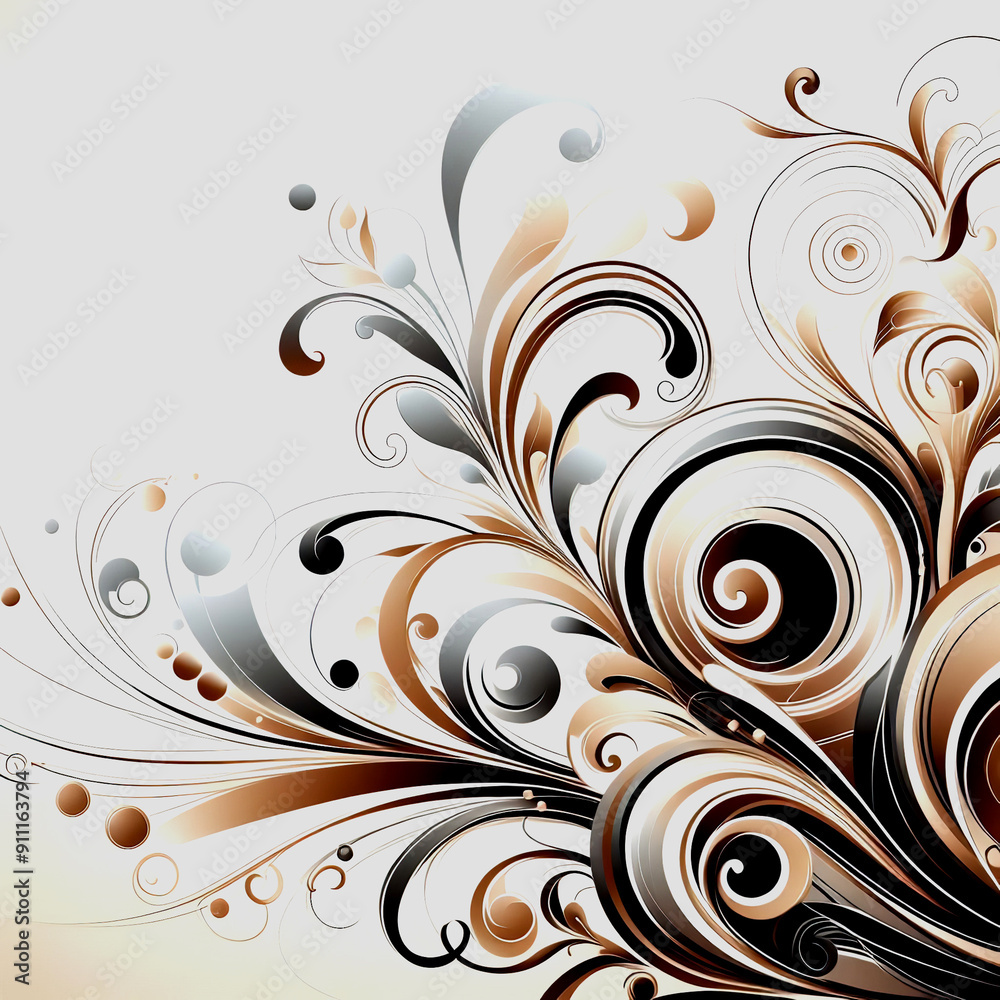 Abstract Floral Illustrations Abstract Floral Illustrations