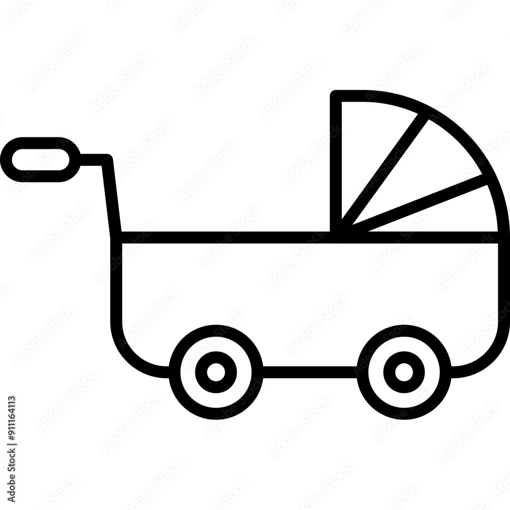 Baby Carriage Icon Baby Carriage Icon