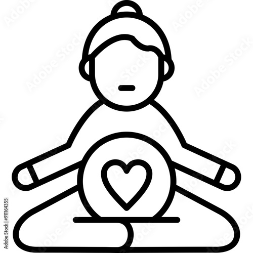 Maternity Yoga Icon