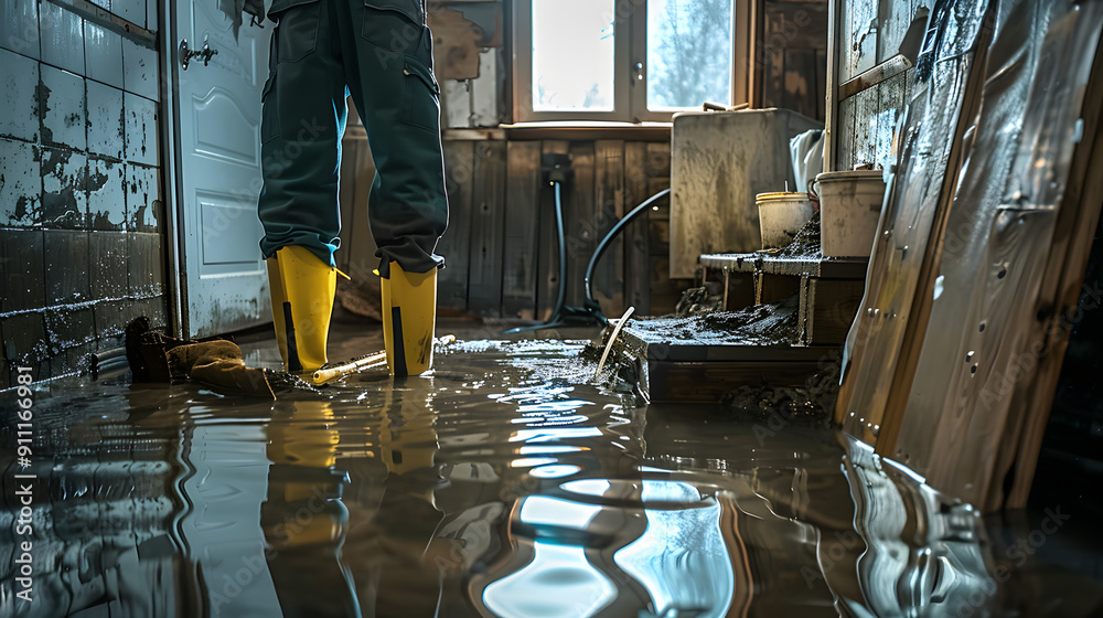 Repair A Flooded Basement From Snowmelt Or Pipe Burst And Prevent
