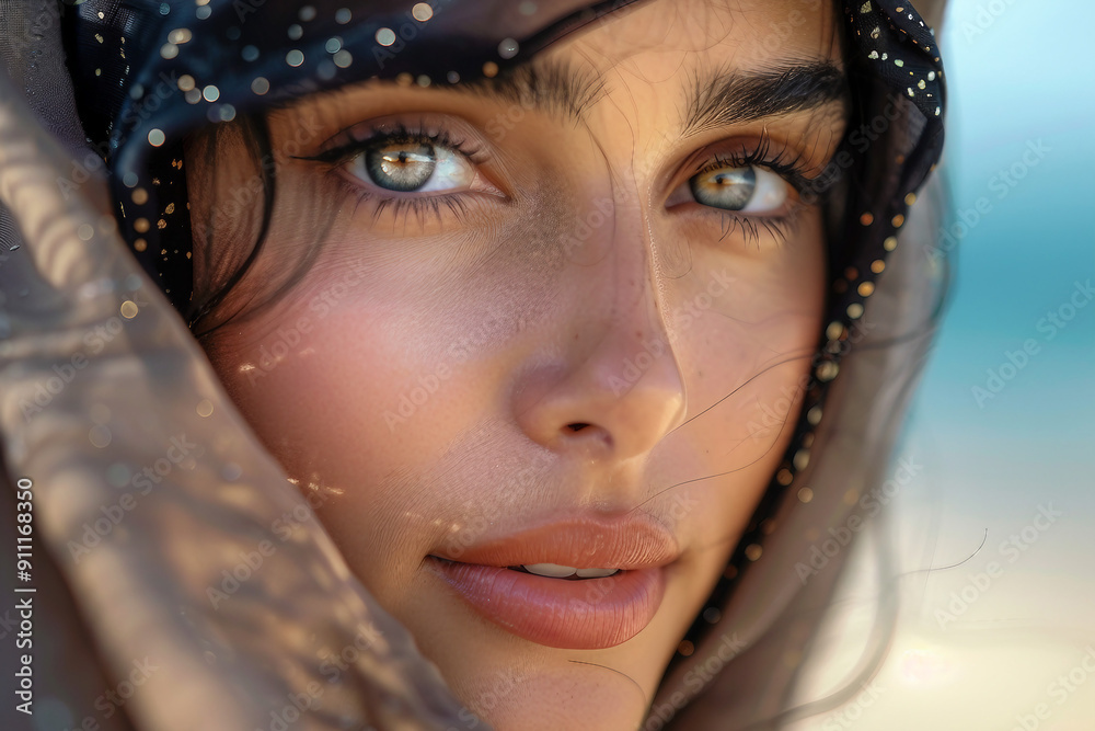 Modern people of africa arabian nation traditions culture desert clothes food, Generative AI Modern people of africa arabian nation traditions culture desert clothes food, Generative AI