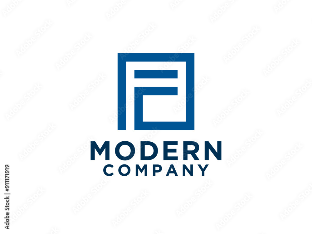 Abstract Initial Letter F Logo. Blue Rounded Cutout Style isolated on White Background. Usable for Business and Technology Logos. Abstract Initial Letter F Logo. Blue Rounded Cutout Style isolated on White Background. Usable for Business and Technology Logos.