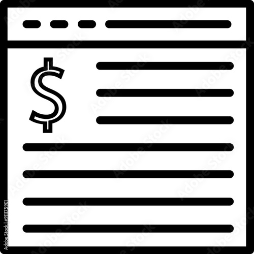 Business Calendar vector icon in outline style 