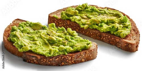 avocado spread on toast  photo