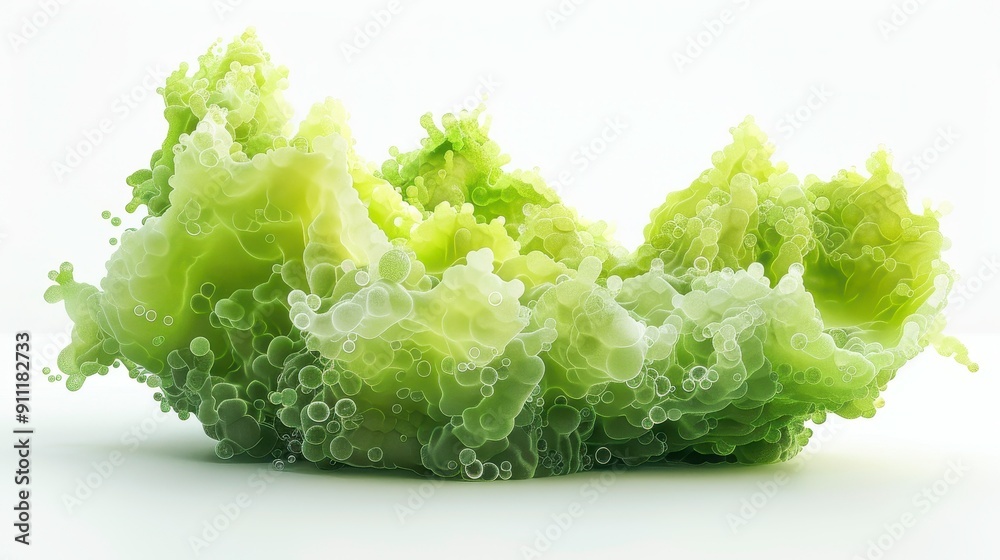 Uranium dioxide, 3D illustration, realistic, isolated on white background