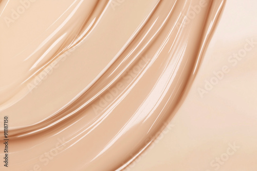Fototapeta cream liquid makeup foundation texture