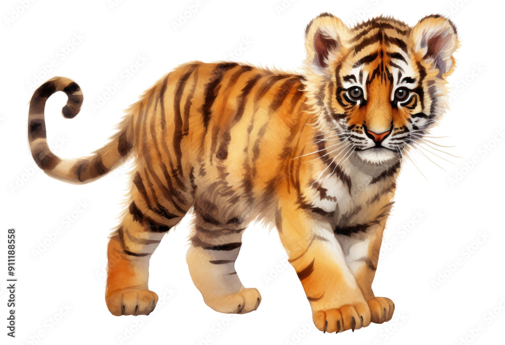 Obraz premium PNG Tiger wildlife animal mammal.