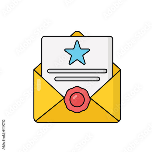 Recommendation Letter vector icon