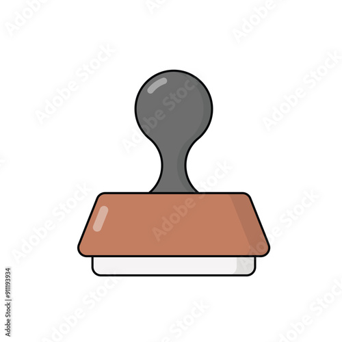 Rubber Stamp vector icon