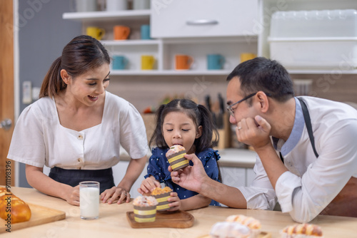 Family Baking Together