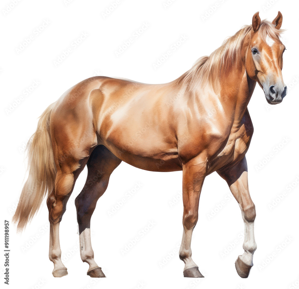Obraz premium PNG Horse stallion standing animal.