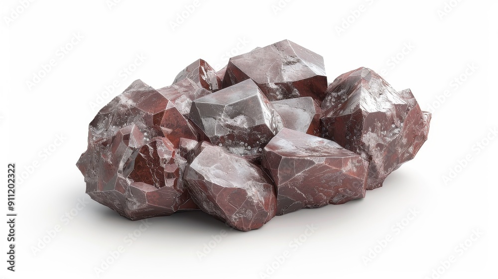 Antimony oxide, 3D illustration, realistic, isolated on white background Antimony oxide, 3D illustration, realistic, isolated on white background