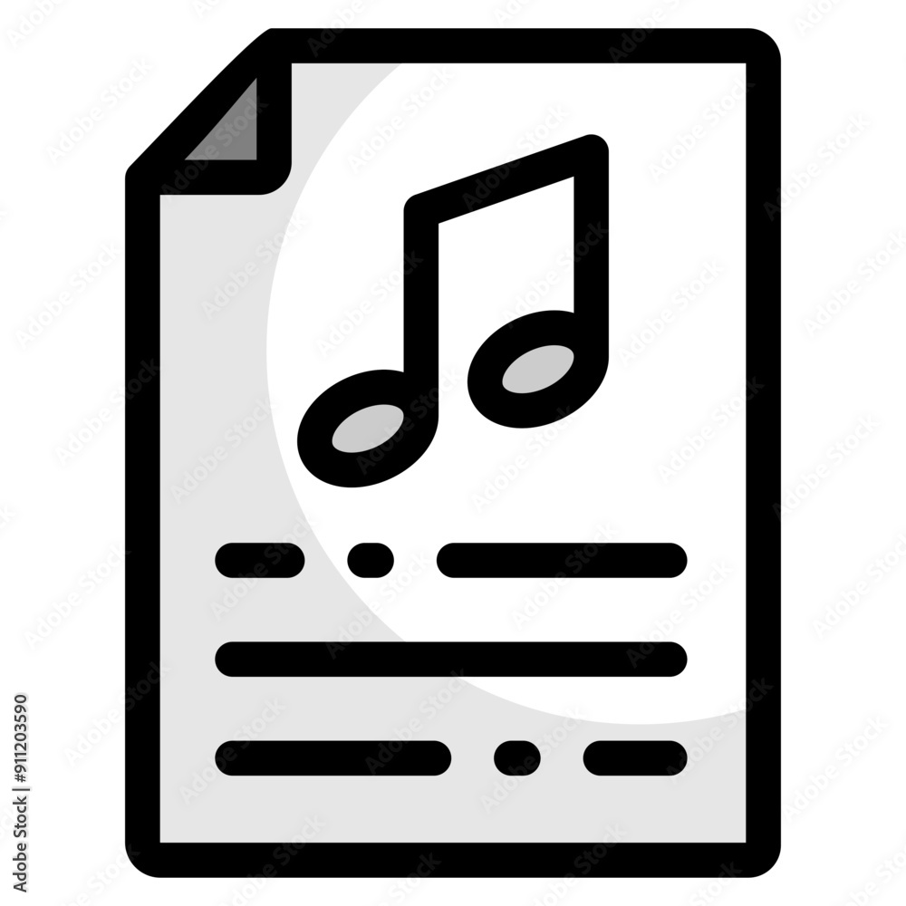 Song Lyrics Icon Element For Design Song Lyrics Icon Element For Design