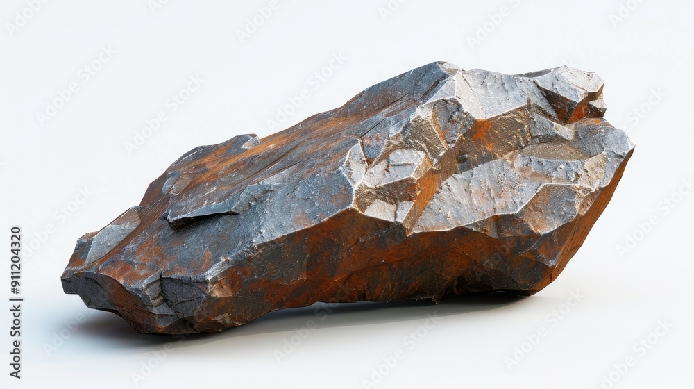 Lead oxide, 3D illustration, realistic, isolated on white background Lead oxide, 3D illustration, realistic, isolated on white background