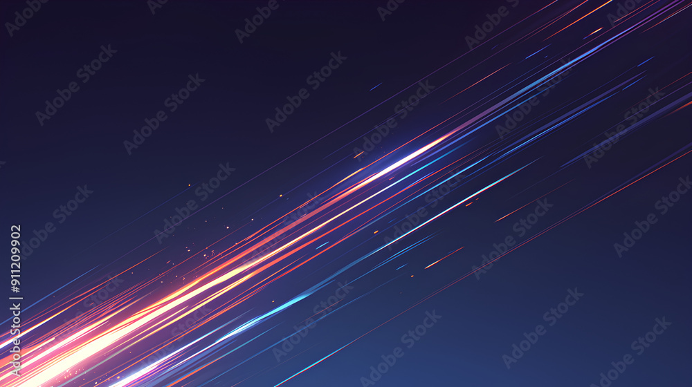 Background of light lines with a sense of speed background Background of light lines with a sense of speed background