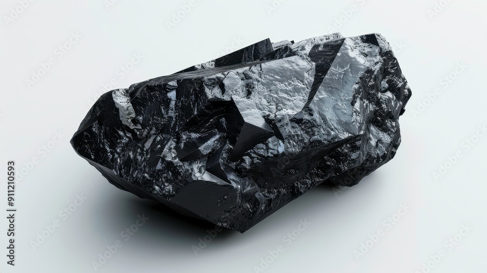 Boron carbide, 3D illustration, realistic, isolated on white background Boron carbide, 3D illustration, realistic, isolated on white background