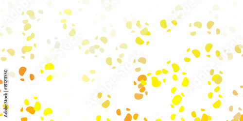 Light orange vector pattern with abstract shapes.