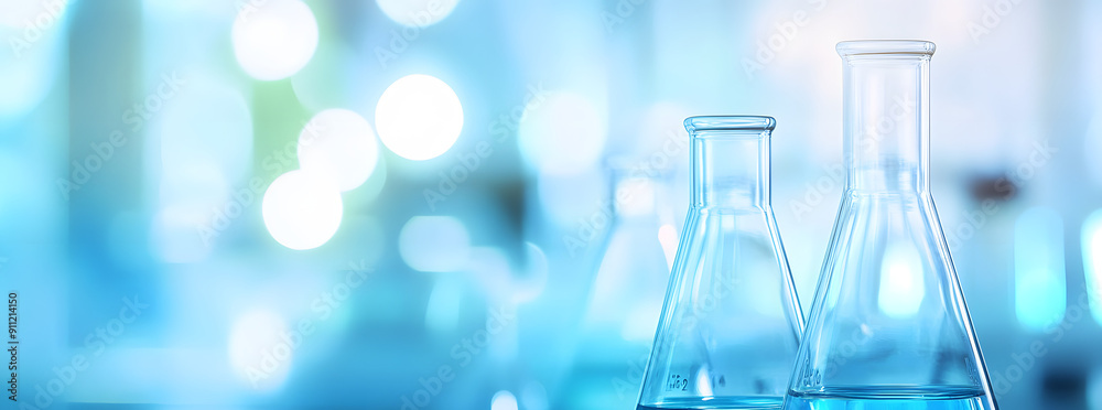 Blurred Background of Laboratory Equipment and Glassware Blurred Background of Laboratory Equipment and Glassware