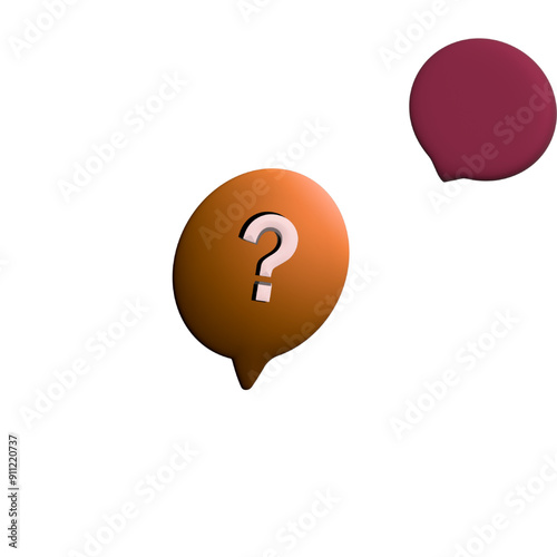 Question mark chat bouble 
