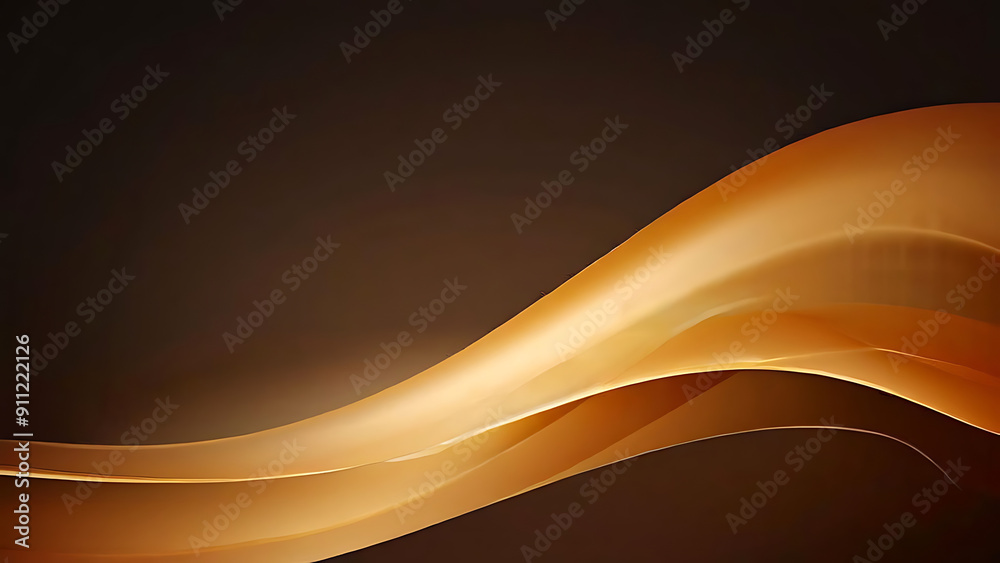 Fototapeta premium Golden Brown Abstract Trendy Blurred Pattern Wallpaper Background for Web Mobile Applications Modern Elegant Design Stylish Digital Art.