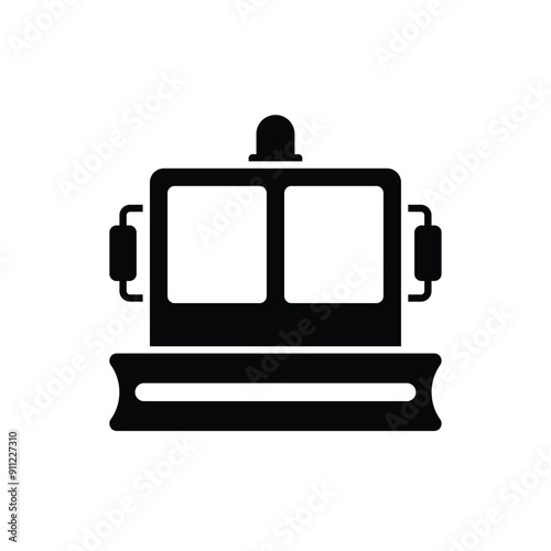 Snowplow vector icon