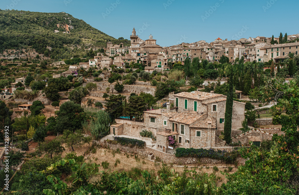 Fototapeta premium Picturesque Old Town on a Hillside