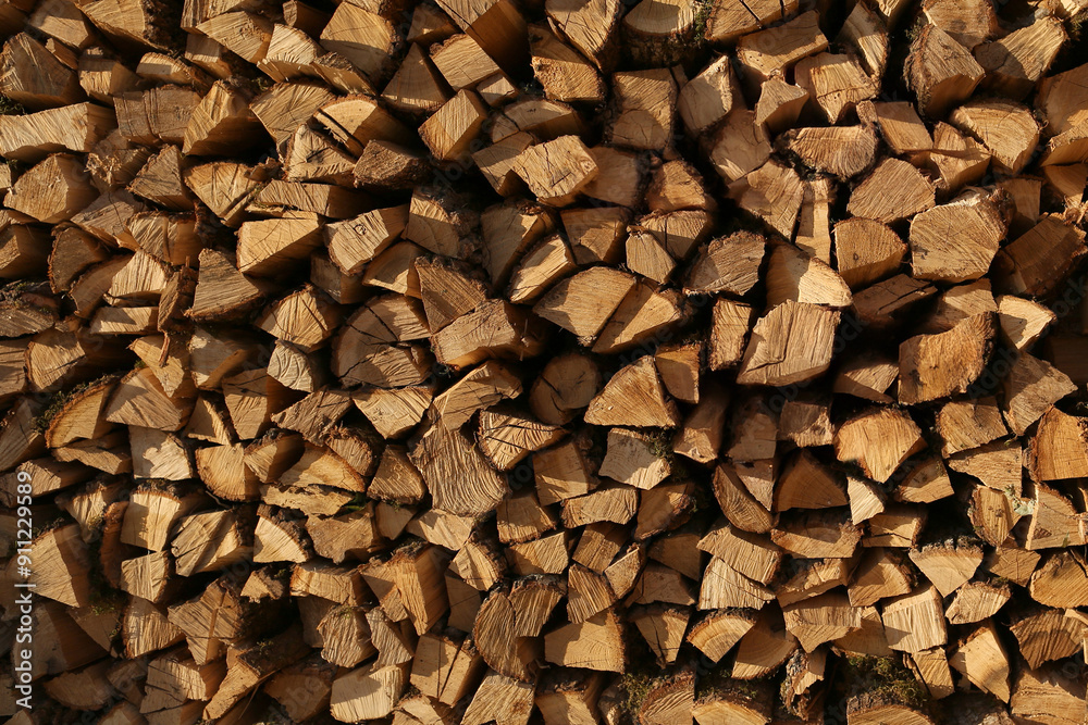 Woodpile. Wooden logs. Chopped and chopped Wood. Woodpile. Wooden logs. Chopped and chopped Wood.