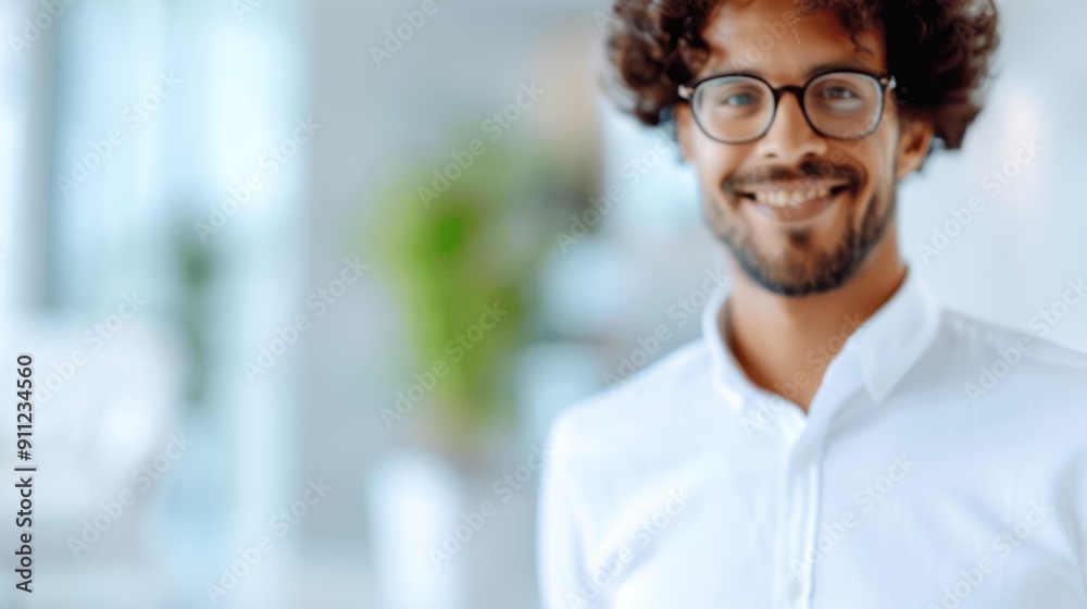 A man being shown around the office by a colleague on his first day at a new job