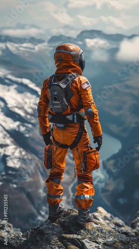 Wallpaper Mural Man in extreme sports gear, 8k ultrarealistic, highenergy action, rugged terrain, fit build, crisp details, natural lighting, thrilling outdoor sports scene Torontodigital.ca