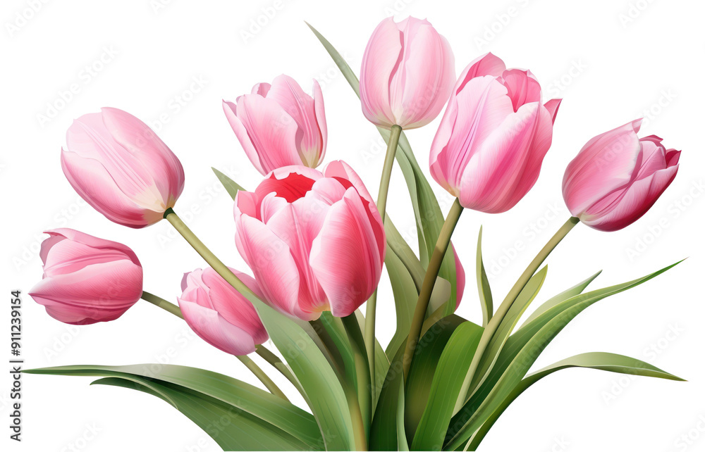 Fototapeta premium PNG Flower tulip blossom plant.