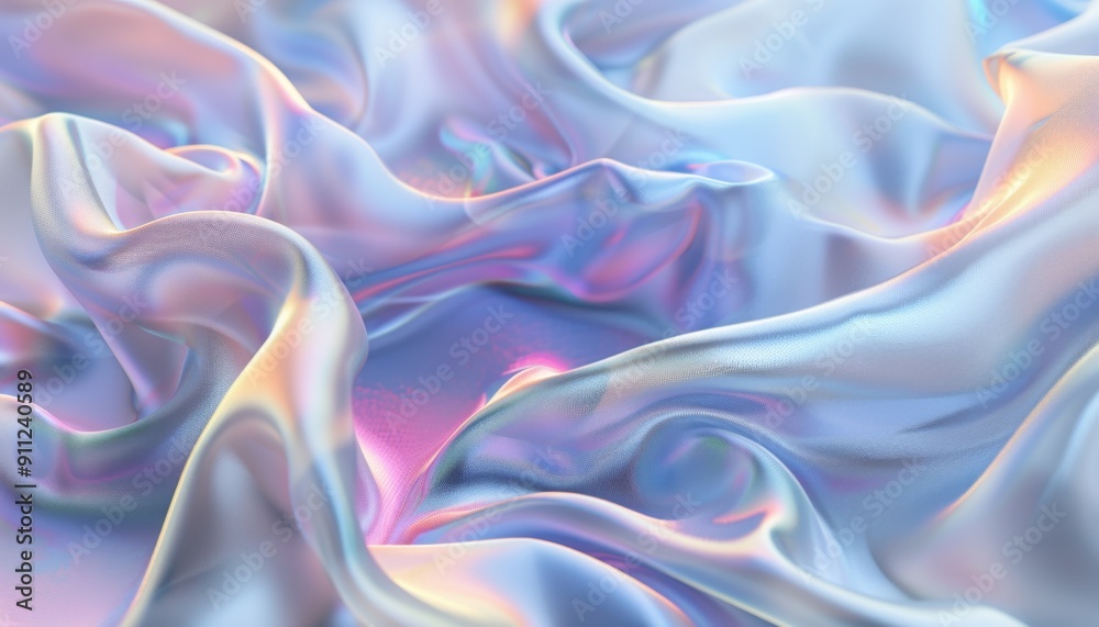 Elegant Flowing Fabric Draped Gracefully in Soft Pastel Hues Under Soft Natural Light Elegant Flowing Fabric Draped Gracefully in Soft Pastel Hues Under Soft Natural Light