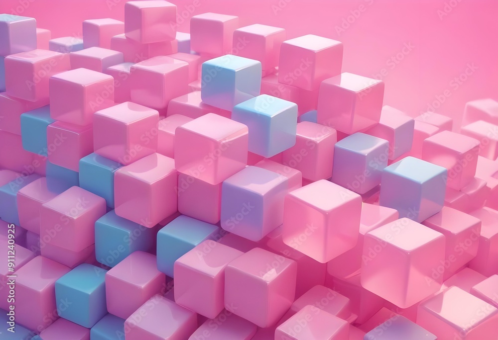 cube glow background