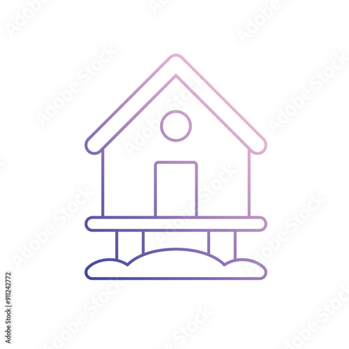 Resort vector icon