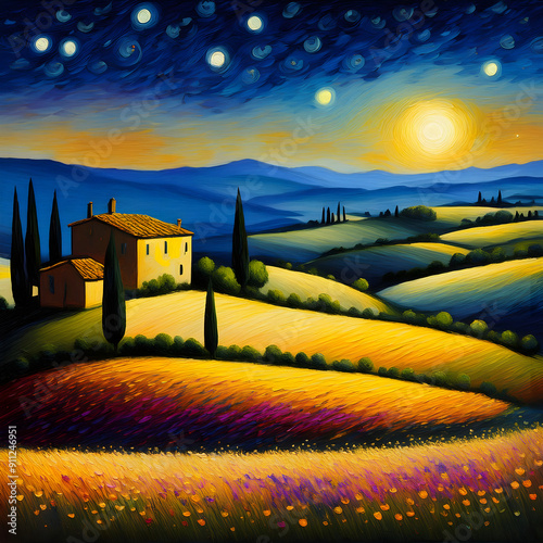 Tuscany painting