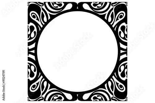 Frame Border Ornament for Decoration Design
