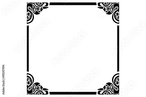 Frame Border Ornament for Decoration Design