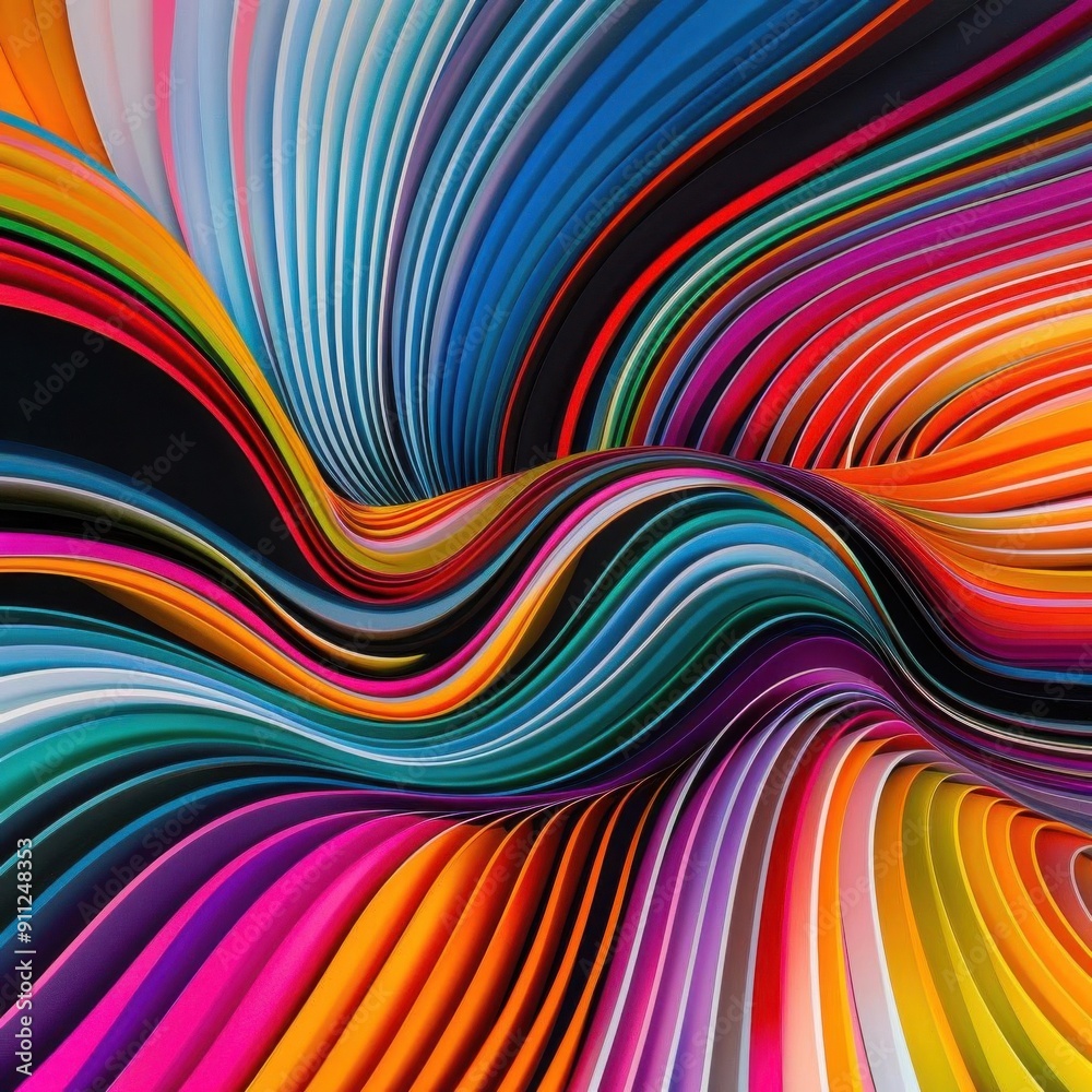 Contours with vibrant Contours with vibrant