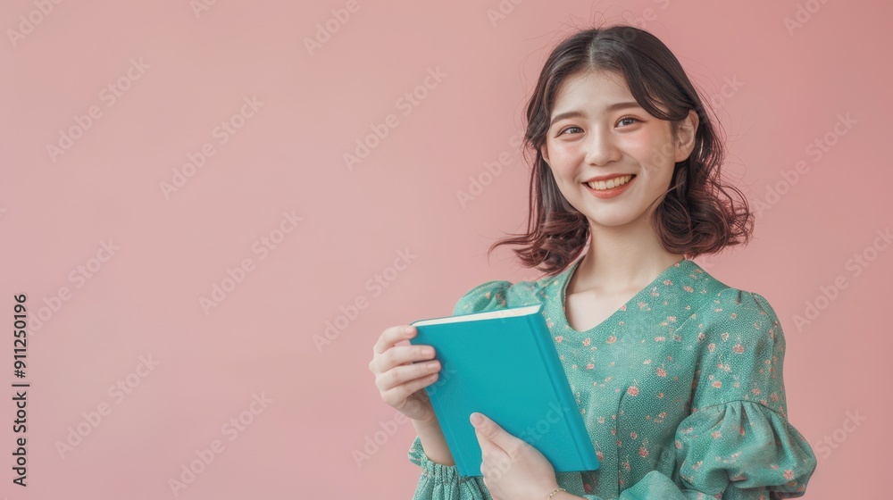 The woman with a book