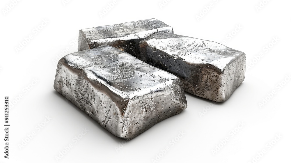 Palladium, 3D, illustration, realistic, isolated, white, background Palladium, 3D, illustration, realistic, isolated, white, background