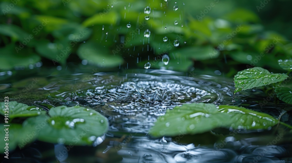 Raindrops on Water Raindrops on Water