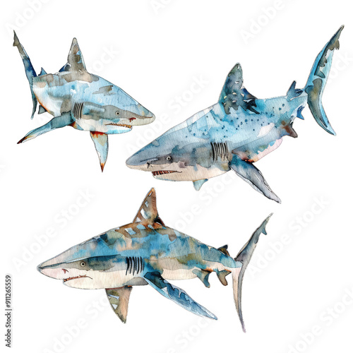 Tiger Shark   Transparent Image for Design Projects