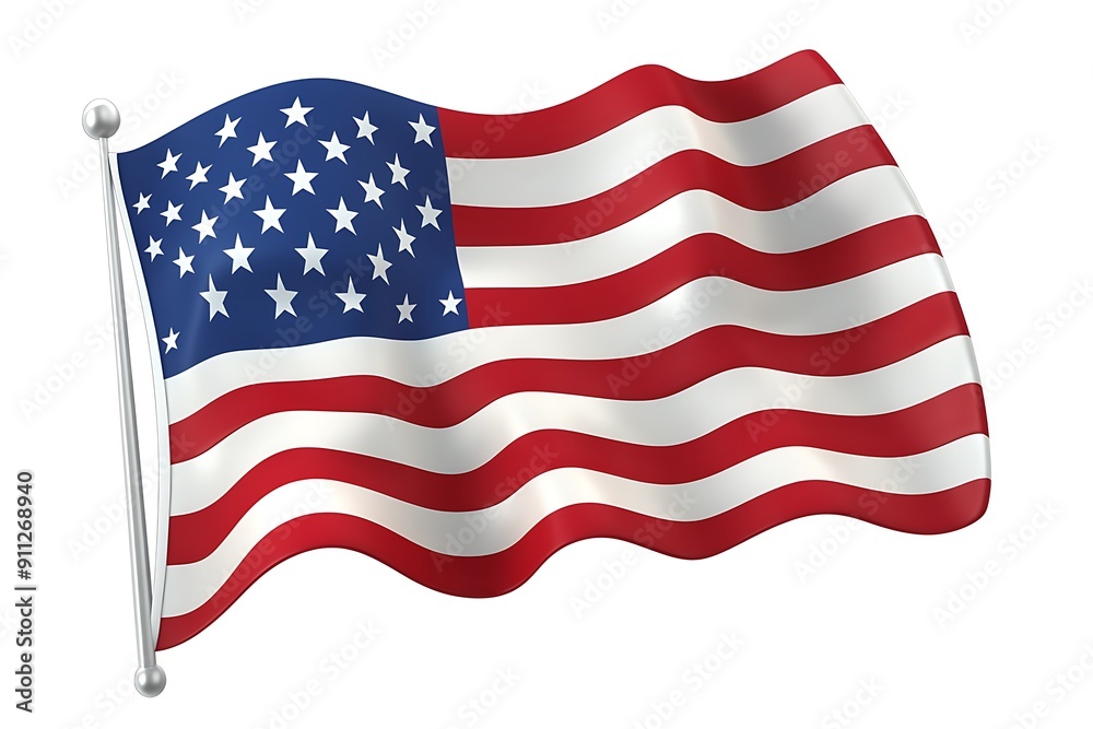 USA map shape with America flag watercolor painting design. Independence day, USA map shape with America flag watercolor painting design. Independence day,