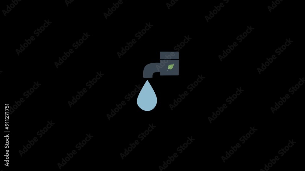 Animated flat 2D icon element on a transparent background. Animated flat 2D icon element on a transparent background.