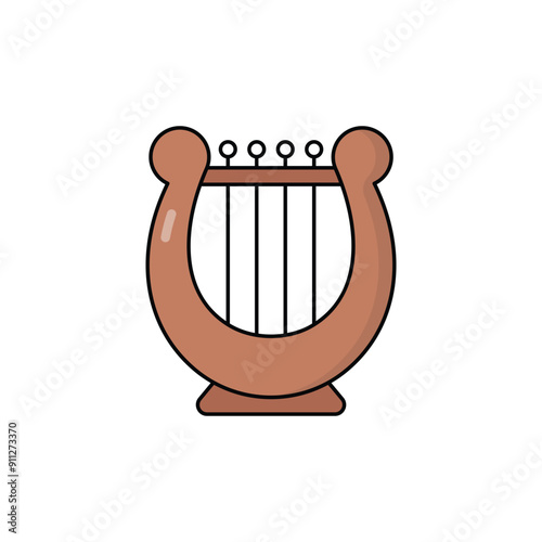 Harp vector icon