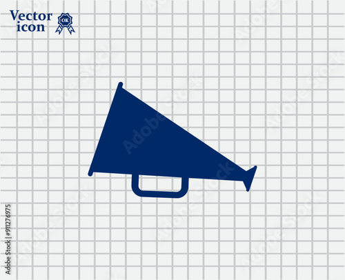 Vector dark color icon on a light background in a cage