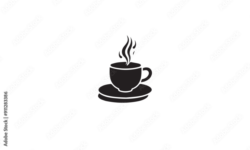 coffee and conversation simple black logo design white background coffee and conversation simple black logo design white background