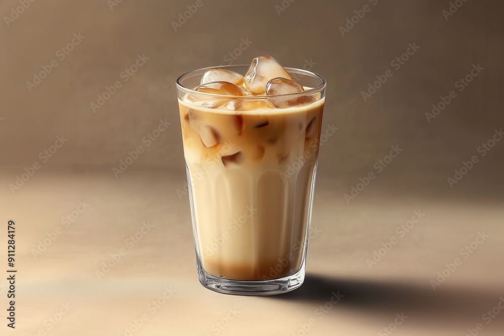 Image of iced cafe latte Image of iced cafe latte
