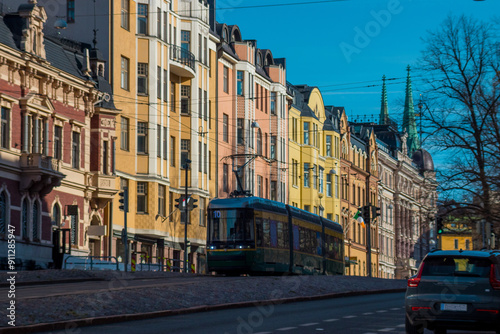 The street photography in Helsinki, Finland