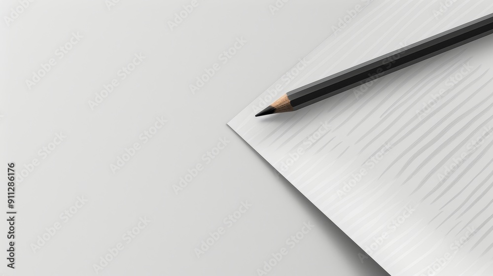 Uncomplicated pencil and paper drawing, minimalist 2D vector style, featuring clean lines and a plain background Uncomplicated pencil and paper drawing, minimalist 2D vector style, featuring clean lines and a plain background